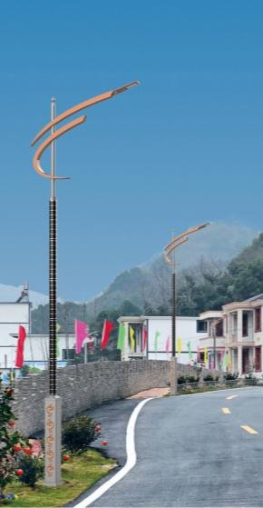 Thin film solar street light
