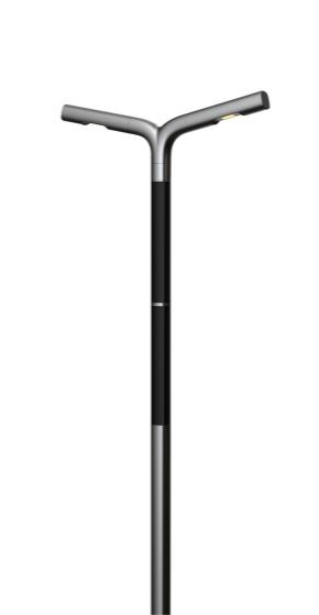 Thin film solar street light