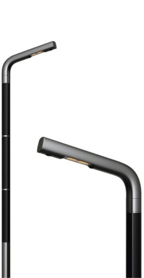 Thin film solar street light