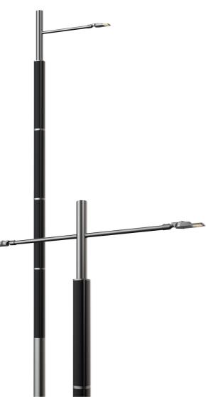 Thin film solar street light